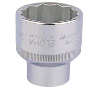 Elora 24765 Bi-Hexagon Socket 1/2in Sq. Dr. 32Mm each