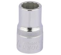 Elora 1/4" Whitworth Bi-Hex Socket 1/2" Drive, Blue