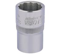 Elora 24830 Whitworth Bi-Hexagon Socket 1/2in Sq. Dr. 3/8in each