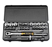 Elora 25 Piece 1/2" Drive Bi Hex Socket Set Metric