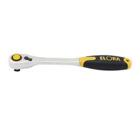Elora 25930 Fine Tooth Quick Release Soft Grip Reversible Ratchet 1/2in Sq. Dr. 270Mm each