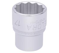 Elora 3/8" Drive Bi Hexagon Socket Metric 3/8" 17mm