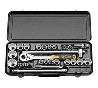 Elora 50650 Metric And Imperial Socket Set 1/2in Sq. Dr. (28 Piece) per set