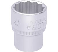 Elora 3/8" Drive Bi Hexagon Socket Metric 3/8" 17mm