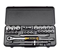 Elora 770-OKLMU 1/2" Drive Metric Socket Set (25 Piece)