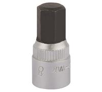 Elora 8mm Hexagon Screwdriver Socket 1/4"D Heavy Duty Hardened Hex 11128