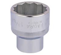 Elora Bi-Hexagon Socket 1/2"D 1.3/16" Chrome Plated Hardened And Tempered 24509