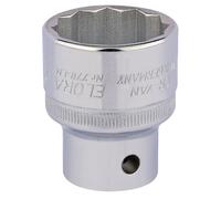 Elora Bi-Hexagon Socket 1/2"D 29mm Chrome Plated Hardened And Tempered 24749
