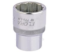 Elora Bi-Hexagon Socket, 1/2" Sq. Dr., 23mm