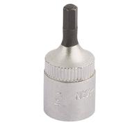 Elora Hexagon Screwdriver Socket, 1/4"" Sq. Dr., 3mm