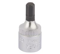 Elora Hexagon Screwdriver Socket, 1/4" Sq. Dr., 4mm