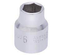 Elora Hexagon Socket 3/8" Sq Dr 9mm Standard Length Chrome Plated 25854