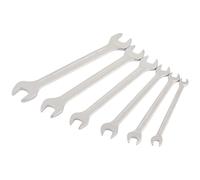 Elora Long Metric Open End Spanner Set 6 Piece 6 to 17mm Chrome Plated 01341
