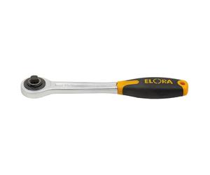 Elora Push Through Ratchet 1/4"D Length 145mm Spring loaded ball bearing 15162