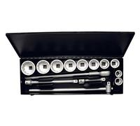 Elora Socket Spanner Set, 1 Inch, 12-Point, 14 Pieces, 36-80 mm, 780-10M