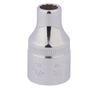 Elora Whitworth Bi-Hexagon Socket, 1/2" Sq Dr 1/8" Standard Length 24799