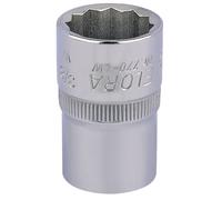Elora Whitworth Bi-Hexagon Socket, 1/2" Sq. Dr., 3/8" Standard Length
