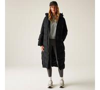Eloria Longline Hooded Insulating Baffled Jacket Regatta Jet Black 12