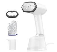 ELORTI Clothes Steamer, 1500W Handheld Steamer for Clothes with 280ml Tank, Lightweight Steamer Clothing, Fast 15s Heat Up Garment Steamer, Portable Hand Steamer for Travel and Home -White, 220-240V