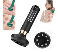 Elouris Cellulite, 2025 New Elouris Anti-Cellulite Massage, Firm & Tone Tool with 2 Bottle Essential Oils, 12 Levels Adjustable Handheld Anti Cellulite Massager for Belly Thighs Butt Neck (Grey)