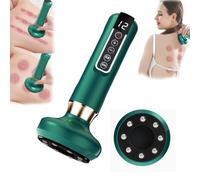 Elouris Cellulite, 2025 New Elouris Anti-Cellulite Massage, Firm & Tone Tool with 2 Bottle Essential Oils, 12 Levels Adjustable Handheld Anti Cellulite Massager for Belly Thighs Butt Neck (Green)