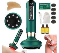 Elouris Cellulite, Anti-Cellulite Firm & Tone Tool, Elouris Cellulite Massager, Glowfit Anti Cellulite Massager, 12 Suction Modes Pain Relief, Massage Abdominal Belly Thighs Butt Neck at Home (C)
