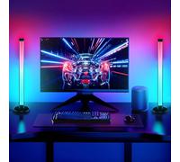 ELOUYCKE Smart LED Lightbars, Dimmable RGB Flow Light Bars 16 Million Colors TV Backlights, APP Remote Control and Music Sync Gaming Lights for PC, Room Decorative Mood Light