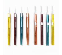 Elovara 12Pcs 4-Colour Retractable Charge Port Cleaner Dual Bristle & Hook | Dust Remover Reaches Tiny 0.6mm Holes, Scratch-Free for Speaker, Earbuds, Keyboard, Shower Nozzle Electronic Care Tool