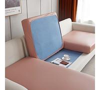 Elover Seat Cover Stretch Sofa Artificial Leather Cushion Cover with High Elasticity Waterproof and Oil Resistant Sofa Cushion Furniture Cover Sofa Protection