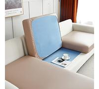 Elover Seat Cover Stretch Sofa Artificial Leather Cushion Cover with High Elasticity Waterproof and Oil Resistant Sofa Cushion Furniture Cover Sofa Protection