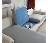 Elover Seat Cover Stretch Sofa Artificial Leather Cushion Cover with High Elasticity Waterproof and Oil Resistant Sofa Cushion Furniture Cover Sofa Protection