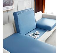 Elover Seat Cover Stretch Sofa Artificial Leather Cushion Cover with High Elasticity Waterproof and Oil Resistant Sofa Cushion Furniture Cover Sofa Protection