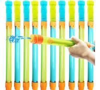 Elovien Water Gun Pistols for Kids, 10 Pack Water Blaster 35ft Range Water Soaker, Summer Swimming Pool Water Squirter Shooter Outdoor Beach Garden