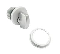 elox Storefront Zinc Mortise Knob Cylinders for Adams Rite Commercial Storefront Door Lock Single Packed in Aluminum Finish