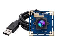 ELP 1080P USB Security Camera Module High Speed 2megapixel HD Free Driver USB with Camera Wide Angle PC Camera Raspberry Pi Developing Board Mini UVC USB2.0 Industrial Video Webcam Board for Computer