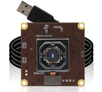 ELP 11MP Anti-Shake USB Camera Module for Computer 4K 30fps PC Mini Lightburn Camera for UVC Laser Engraver USB2.0 90° Wide Angle for Live Streaming, 3D Printer Monitoring