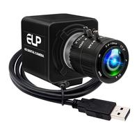 ELP 120fps USB Camera 12 Megapixels 4K USB Webcam High Speed Golf Swing Cam with 3X Manual Optical Zoom Lens Close up PC Computer Plug and Play for Live Streaming Industrial Project Meeting