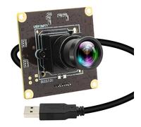 ELP 12MP USB Camera Module 4K 120fps High Speed Golf Swing Camera 25 Degree Narrow Field of View M12 Lens Weak Lighting Industrial Lightburn Camera for Raspberry Pi Windows Mac OS