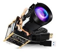 ELP 12X Zoom 4K 30fps USB Camera Module 1080P 60fps HDMI USB Webcam Auto Focus Manual Zoom Infrared Remote Control Camera PC H.265 H.264 High Speed Webcam for Streaming