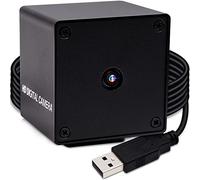 ELP 16MP Autofocus USB Camera with Metal Case - Mini UVC USB2.0 4K Webcam with 68 No Distortion Lens IMX298 Sensor for PC & Home Surveillance