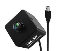 ELP 200fps Global Shutter USB 3.0 Camera, 1920x1200@120fps HD Webcam with 75° HFOV Lens without Distortion, UVC Plug & Play for Motion Capture, Compatible with Windows, Mac and Linux