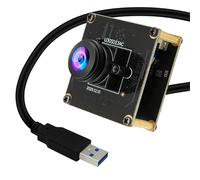 ELP 200FPS Global Shutter USB3.0 Camera Module Wide Angle Fisheye Webcam for Computer Mini USB2.0 PC Camera High Speed Lightburn Cameras for Laser 1200P 120fps Webcamera AR0234 Cam for Laptop