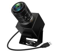 ELP 48MP USB Camera 8K Ultra HD USB Webcam with 3.6-10mm 3X Manual Zoom Lens Cam for Computer Lightburn Close Up for Laser Engraver Plug and Play for Scanning Documents Face