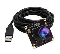 ELP 4K USB Camera 170degree Fisheye USB Webcam Board with Microphone,Ultra HD 3840X2160 30fp 4K Cameras,Wide Angle IMX317 Mini 4K USB Camera Module with Audio for Machine Vision,Smart Kiosk,Robot,ATM