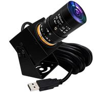 ELP 4K USB Camera Variable Focus Webcam 5-50mm 10X Zoom Varifocal Camera,2160P 30fps Manual Zoom Focus Web Camera,IMX317 Vari-Focus USB Web Cam Close-up USB Cameras for Windows,Linux,Mac,Raspberry Pi