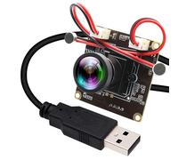 ELP 5MP USB Camera 1944P Dual Microphone Surveillance Module with 120 Degree Lens without Distortion for Education, Medical Teaching, Live Streaming