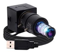 ELP 5MP Zoom Web Camera, Wide Angle Webcam with 2.8-12 mm Variable Focus Lens, USB 2.0 Plug & Play Web Camera, 1944P USB Computer Mini Camera for Windows, Linux, Android USB500W05G-SFV (2.8-12)