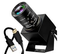 ELP 60fps HDMI USB Camera 4K High Speed USB WebCamera USB3.0 HDMI Simultaneous Output PC Cam With 3.6-10mm 3X Manual Zoom Close Up Lens Plug and Play for Computer TV Projector Monitor