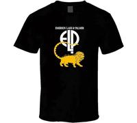Elp Emerson Lake & Palmer Shirt T Shirt Graphic Top Tee T-Shirt Short-Sleeve Men T-Shirt Black