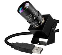 ELP Global Shutter usb camera 90 fps High-Speed 5-50 mm 10x Manual Zoom Vario Lens Close-Up 1200P Goft Swing for Jetson Nano Laptop Raspberry Pi Mac OS